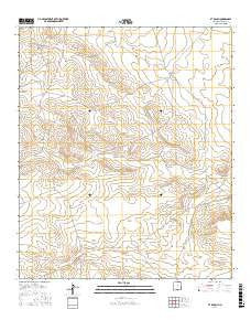 B T Ranch New Mexico Current topographic map, 1:24000 scale, 7.5 X 7.5 Minute, Year 2017