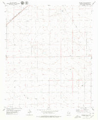 Badger Lake New Mexico Historical topographic map, 1:24000 scale, 7.5 X 7.5 Minute, Year 1979