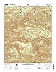 Baily Points New Mexico Current topographic map, 1:24000 scale, 7.5 X 7.5 Minute, Year 2017