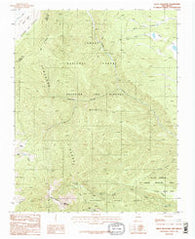 Baldy Mountain New Mexico Historical topographic map, 1:24000 scale, 7.5 X 7.5 Minute, Year 1987