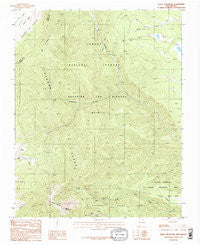 Baldy Mountain New Mexico Historical topographic map, 1:24000 scale, 7.5 X 7.5 Minute, Year 1987