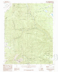 Baldy Mountain New Mexico Historical topographic map, 1:24000 scale, 7.5 X 7.5 Minute, Year 1987
