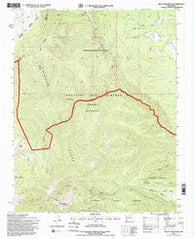 Baldy Mountain New Mexico Historical topographic map, 1:24000 scale, 7.5 X 7.5 Minute, Year 1995