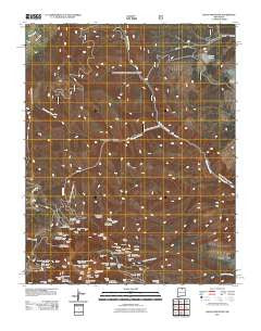 Baldy Mountain New Mexico Historical topographic map, 1:24000 scale, 7.5 X 7.5 Minute, Year 2011