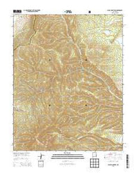 Baldy Mountain New Mexico Current topographic map, 1:24000 scale, 7.5 X 7.5 Minute, Year 2013