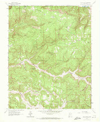 Bancos Mesa New Mexico Historical topographic map, 1:24000 scale, 7.5 X 7.5 Minute, Year 1963