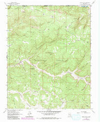 Bancos Mesa New Mexico Historical topographic map, 1:24000 scale, 7.5 X 7.5 Minute, Year 1963