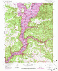 Bancos Mesa NW New Mexico Historical topographic map, 1:24000 scale, 7.5 X 7.5 Minute, Year 1954