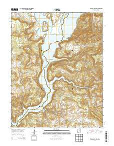 Bancos Mesa NW New Mexico Current topographic map, 1:24000 scale, 7.5 X 7.5 Minute, Year 2013