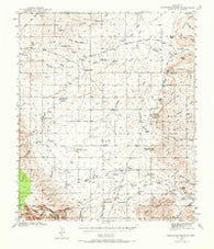 Bandanna Point New Mexico Historical topographic map, 1:62500 scale, 15 X 15 Minute, Year 1940
