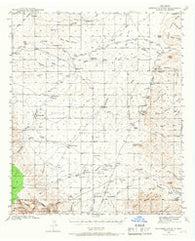 Bandanna Point New Mexico Historical topographic map, 1:62500 scale, 15 X 15 Minute, Year 1940