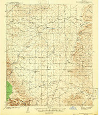 Bandanna Point New Mexico Historical topographic map, 1:62500 scale, 15 X 15 Minute, Year 1943