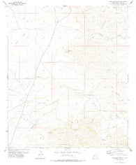 Bandanna Point New Mexico Historical topographic map, 1:24000 scale, 7.5 X 7.5 Minute, Year 1978