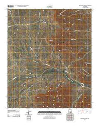 Bandanna Point New Mexico Historical topographic map, 1:24000 scale, 7.5 X 7.5 Minute, Year 2010