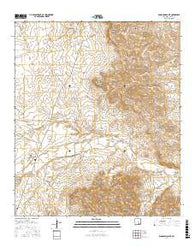 Bandanna Point New Mexico Current topographic map, 1:24000 scale, 7.5 X 7.5 Minute, Year 2017
