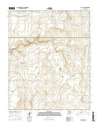 Bar Y Ranch New Mexico Current topographic map, 1:24000 scale, 7.5 X 7.5 Minute, Year 2017