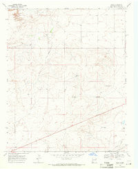 Bard New Mexico Historical topographic map, 1:24000 scale, 7.5 X 7.5 Minute, Year 1968