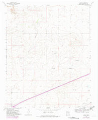 Bard New Mexico Historical topographic map, 1:24000 scale, 7.5 X 7.5 Minute, Year 1968