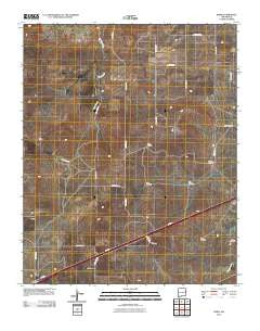 Bard New Mexico Historical topographic map, 1:24000 scale, 7.5 X 7.5 Minute, Year 2010