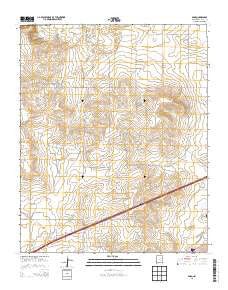 Bard New Mexico Historical topographic map, 1:24000 scale, 7.5 X 7.5 Minute, Year 2013