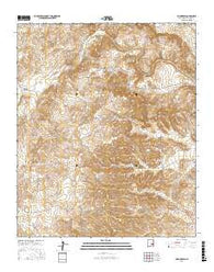 Barn Draw New Mexico Current topographic map, 1:24000 scale, 7.5 X 7.5 Minute, Year 2017