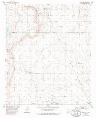 Basin Well New Mexico Historical topographic map, 1:24000 scale, 7.5 X 7.5 Minute, Year 1953