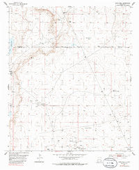 Basin Well New Mexico Historical topographic map, 1:24000 scale, 7.5 X 7.5 Minute, Year 1953