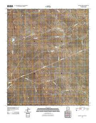 Bassett Lake New Mexico Historical topographic map, 1:24000 scale, 7.5 X 7.5 Minute, Year 2010