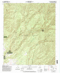 Bay Buck Peaks New Mexico Historical topographic map, 1:24000 scale, 7.5 X 7.5 Minute, Year 1995