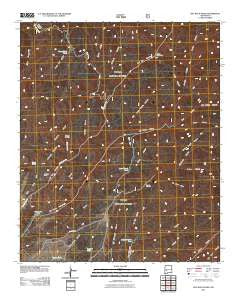 Bay Buck Peaks New Mexico Historical topographic map, 1:24000 scale, 7.5 X 7.5 Minute, Year 2011
