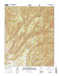 Bay Buck Peaks New Mexico Current topographic map, 1:24000 scale, 7.5 X 7.5 Minute, Year 2017
