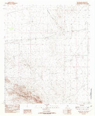 Beacon Hill New Mexico Historical topographic map, 1:24000 scale, 7.5 X 7.5 Minute, Year 1982