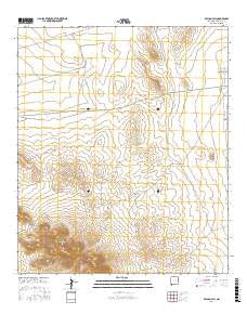 Beacon Hill New Mexico Current topographic map, 1:24000 scale, 7.5 X 7.5 Minute, Year 2017