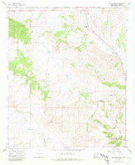 Bear Mountain New Mexico Historical topographic map, 1:24000 scale, 7.5 X 7.5 Minute, Year 1965