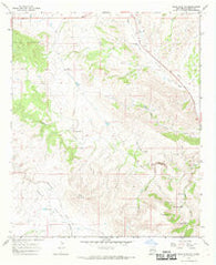 Bear Mountain New Mexico Historical topographic map, 1:24000 scale, 7.5 X 7.5 Minute, Year 1965
