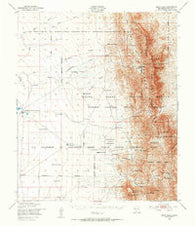 Bear Peak New Mexico Historical topographic map, 1:62500 scale, 15 X 15 Minute, Year 1948