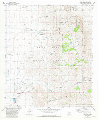 Bear Peak New Mexico Historical topographic map, 1:24000 scale, 7.5 X 7.5 Minute, Year 1981