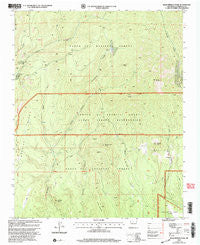 Bear Springs Peak New Mexico Historical topographic map, 1:24000 scale, 7.5 X 7.5 Minute, Year 2002