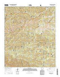 Bear Spring New Mexico Historical topographic map, 1:24000 scale, 7.5 X 7.5 Minute, Year 2013