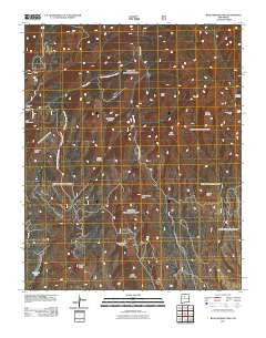 Bear Springs Peak New Mexico Historical topographic map, 1:24000 scale, 7.5 X 7.5 Minute, Year 2011