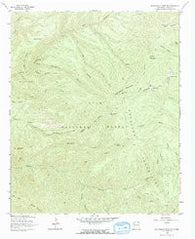 Bearwallow Mountain New Mexico Historical topographic map, 1:24000 scale, 7.5 X 7.5 Minute, Year 1963