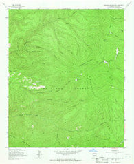 Bearwallow Mountain New Mexico Historical topographic map, 1:24000 scale, 7.5 X 7.5 Minute, Year 1963