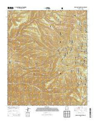 Bearwallow Mountain New Mexico Historical topographic map, 1:24000 scale, 7.5 X 7.5 Minute, Year 2013