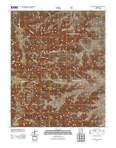 Beaver Canyon New Mexico Historical topographic map, 1:24000 scale, 7.5 X 7.5 Minute, Year 2011