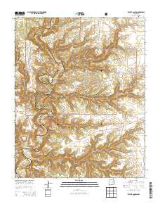 Beaver Canyon New Mexico Historical topographic map, 1:24000 scale, 7.5 X 7.5 Minute, Year 2013