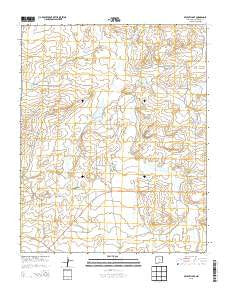 Becenti Lake New Mexico Historical topographic map, 1:24000 scale, 7.5 X 7.5 Minute, Year 2013