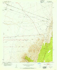 Becker New Mexico Historical topographic map, 1:24000 scale, 7.5 X 7.5 Minute, Year 1952
