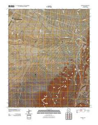 Becker New Mexico Historical topographic map, 1:24000 scale, 7.5 X 7.5 Minute, Year 2010