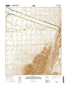 Becker New Mexico Current topographic map, 1:24000 scale, 7.5 X 7.5 Minute, Year 2017