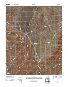Becker SW New Mexico Historical topographic map, 1:24000 scale, 7.5 X 7.5 Minute, Year 2010